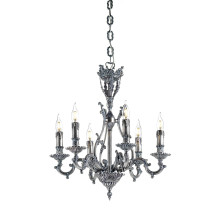 Bird 6-Light Blue-Silvery Chandelier