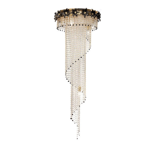 Black Magic Flower Chandelier