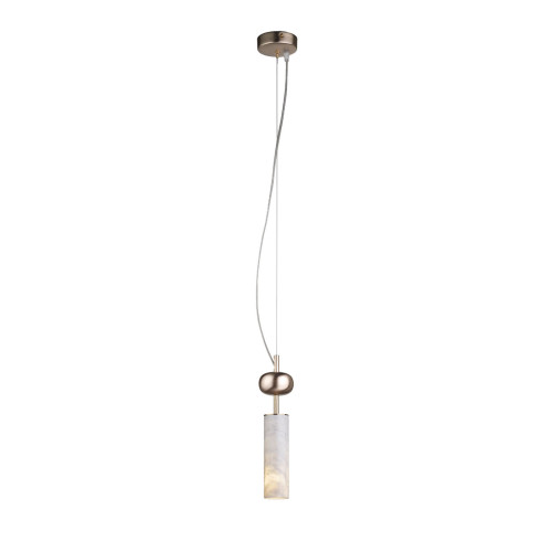 Carrara Marble Tube Pendant Lamp