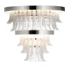 Circle and Glass Double Chandelier