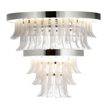 Circle and Glass Double Chandelier