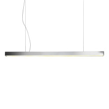 Medium Metal Bar Silvery Pendant Lamp