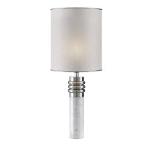 White Carrara Marble Table Lamp