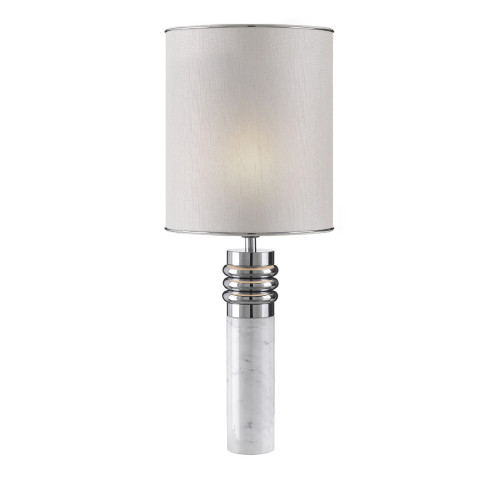 White Carrara Marble Table Lamp
