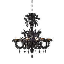 Black Venetian Glass Chandelier Venetian Style