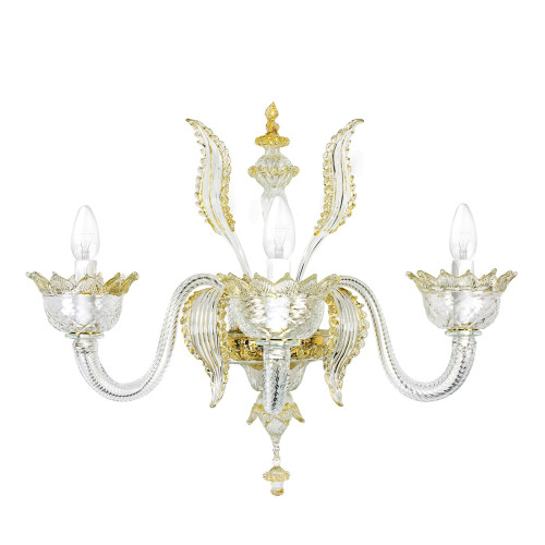 Murano Glass Classics 3-Light Wall Lamp