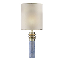 Blue Azul Macauba Marble Table Lamp