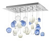 Blue Motion Chandelier