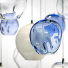 Blue Motion Chandelier