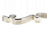 Snake 23-Light Silvery Chandelier #3
