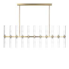Clear Glass 22-Light Chandelier