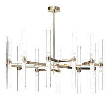 Clear Glass 24-Light Chandelier