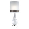 Lady Crystal White Table Lamp