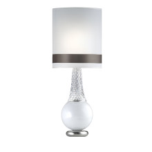 Lady Crystal White Table Lamp