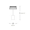 Ester Marble 8141 LP LED Table Lamps