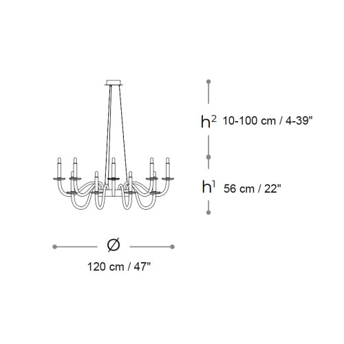 Milo 457 Chandeliers