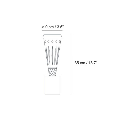 Adele 8142 L Luxurious LED Table Lamps