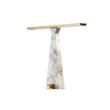 Gold Calacatta Marble 8144 L LED Table Lamps