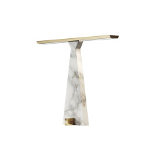 Gold Calacatta Marble 8144 L LED Table Lamps