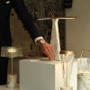 Gold Calacatta Marble 8144 L LED Table Lamps