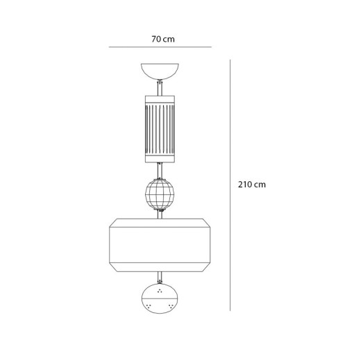 Odette Odile 2360 Comp.L LED Pendants & Suspension Lights