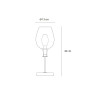 Rose 3050 LPB Cordless LED Table Lamps