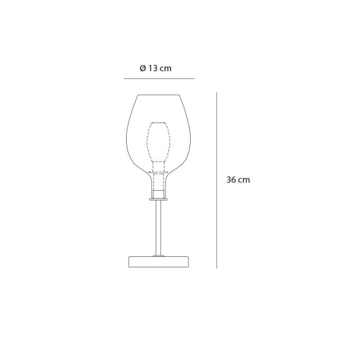 Rose 3050 LPB Cordless LED Table Lamps