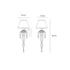 Vogue 348 AP1 Wall Sconces