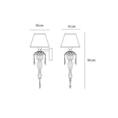 Vogue 348 AP1 Wall Sconces