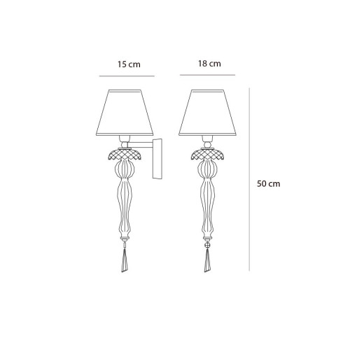 Vogue 349 AP1 Wall Sconces