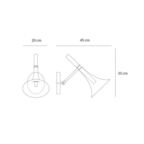 Baffo 7026 AP Reading & Swing Arm Lights
