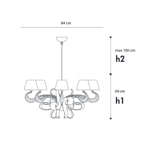 Boa 437 LED Chandeliers