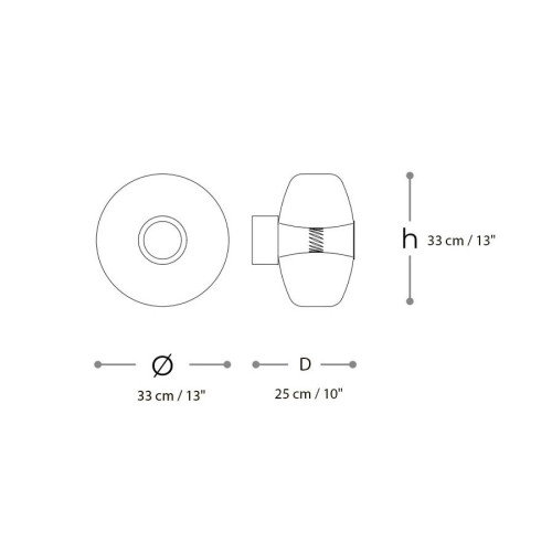 Solene 4040 AP LED Wall Sconces