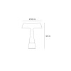 Teco 3058 LG LED Table Lamps