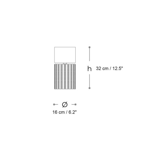 Zoe 8171 LG LED Table Lamps