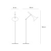 Baffo 7026 P LED Floor Lamps