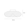 Cicla 203 PL30 203 PL LED Ceiling Lamp
