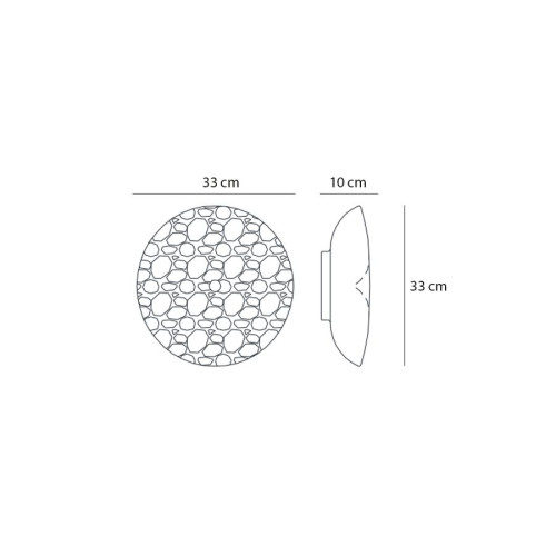 Crater 212 PL LED Wall Ceiling Lights
