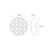 Crater 212 PL LED Wall Ceiling Lights