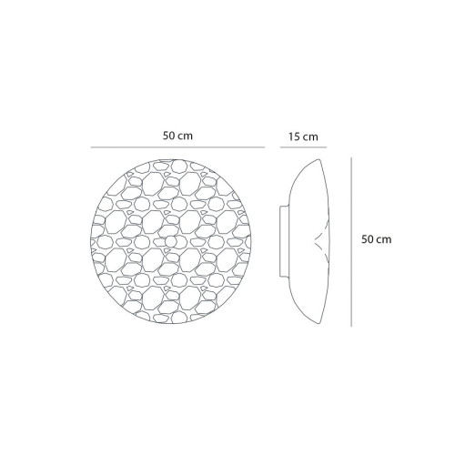 Crater 212 PL LED Wall Ceiling Lights