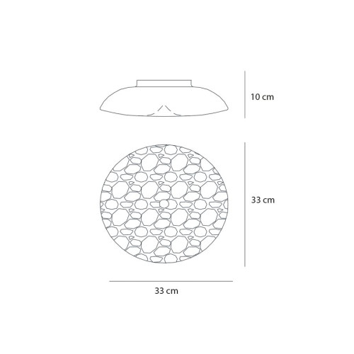 Crater 212 PL LED Wall Ceiling Lights