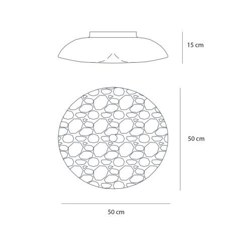 Crater 212 PL LED Wall Ceiling Lights