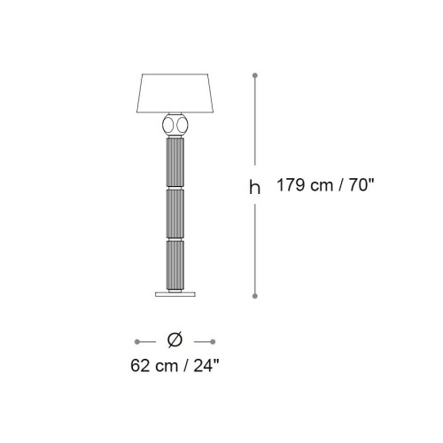 Matilda 8173 P Floor Lamps