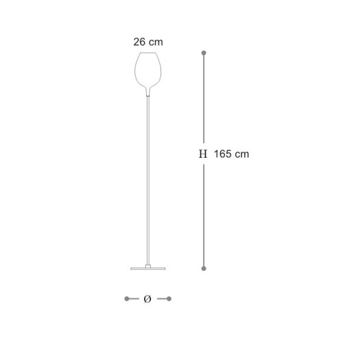 Rosè 3050 P1 LED Floor Lamps