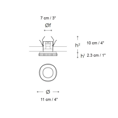 Uri 3016 F Recessed Lighting
