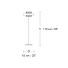 Crono 734 P Floor Lamps