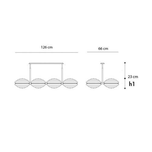 Ellepi 820-S 820-6 Pendants & Suspension Lights