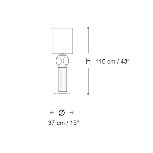 Matilda 8173 P1 Table & Floor Lamps