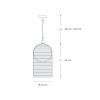 Muna Large 4030 SG Pendants & Suspension Lights