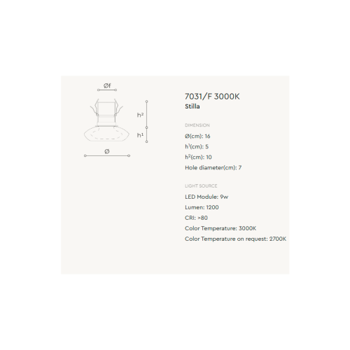 Stilla 7031 F Ceiling Spot Lighting